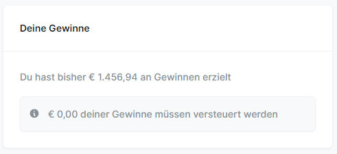 Blockpit berechnet deine (zu versteuernden) Gewinne
